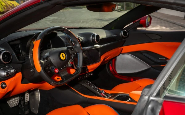 Red Ferrari Portofino M Photo 12