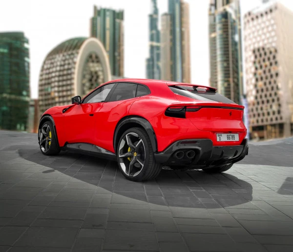Red Ferrari Purosangue Photo 4