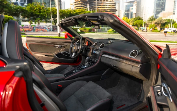 Red Porsche Boxster GTS 718 Photo 7