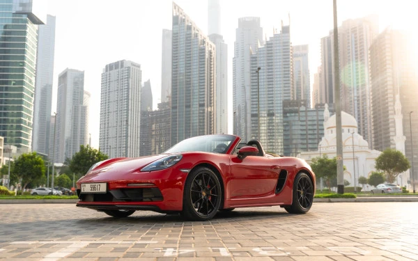 Red Porsche Boxster GTS 718 Photo 10