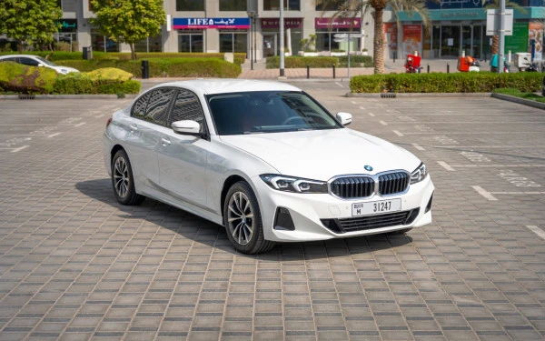 White BMW 318i Photo 3
