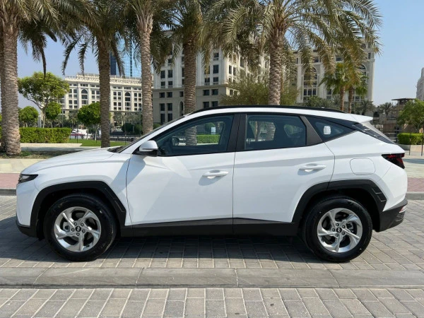 White Hyundai Tucson Photo 3