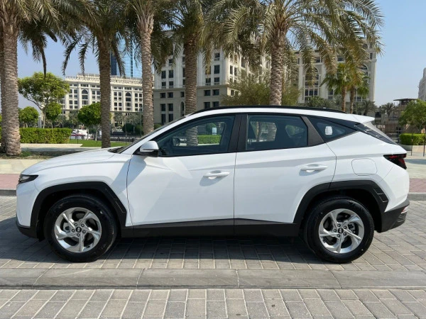 White Hyundai Tucson Photo 3