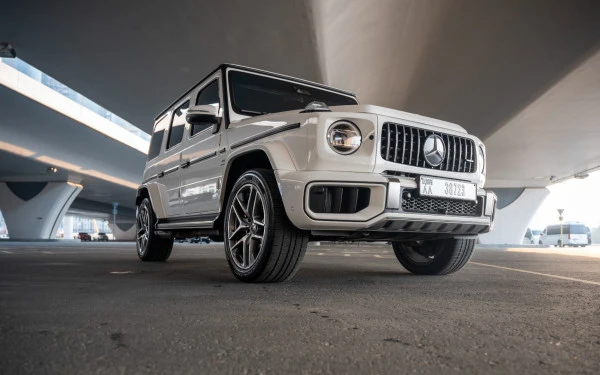 Белый Mercedes G63 AMG Photo 19