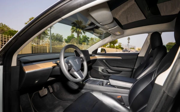 Белый Tesla Model 3 Photo 9