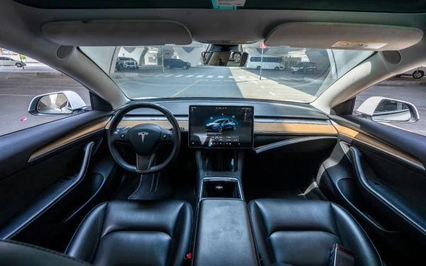 White Tesla Model 3 Photo 14