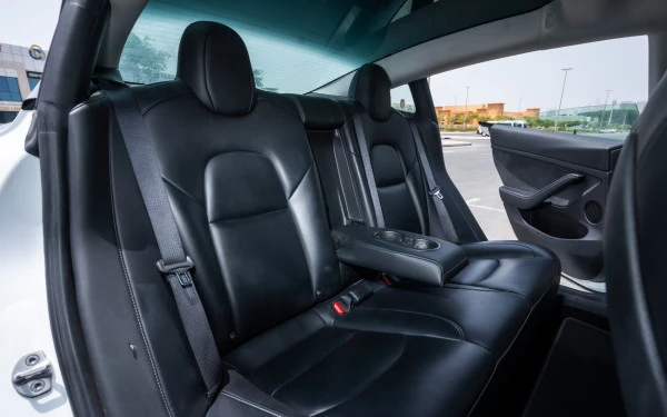 White Tesla Model 3 Photo 12