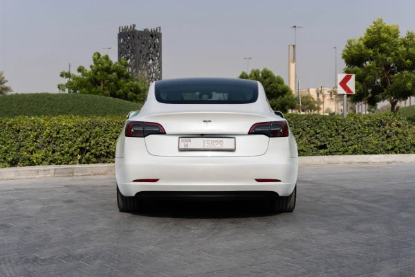 Белый Tesla Model 3 Photo 4