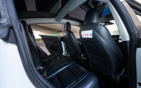 White Tesla Model 3 Photo 18