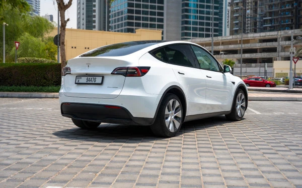 Белый Tesla Model Y Long Range Photo 4