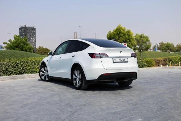 Белый Tesla Model Y Long Range Photo 3