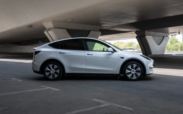 Белый Tesla Model Y Long Range Photo 4