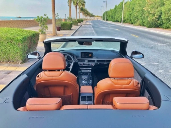 Белый Audi A5 Cabriolet Photo 2