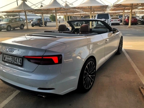 Белый Audi A5 Cabriolet Photo 4