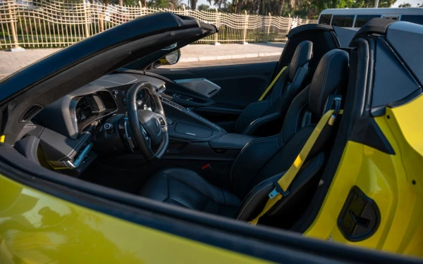 Yellow Chevrolet Corvette Photo 20