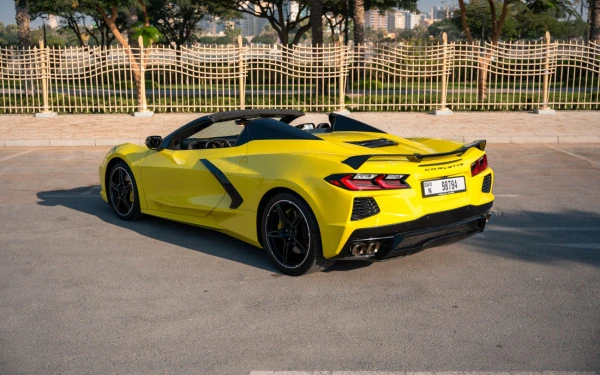 Yellow Chevrolet Corvette Photo 25