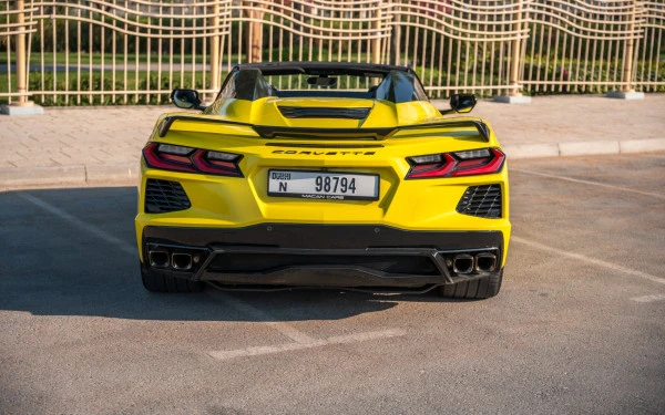 Yellow Chevrolet Corvette Photo 27