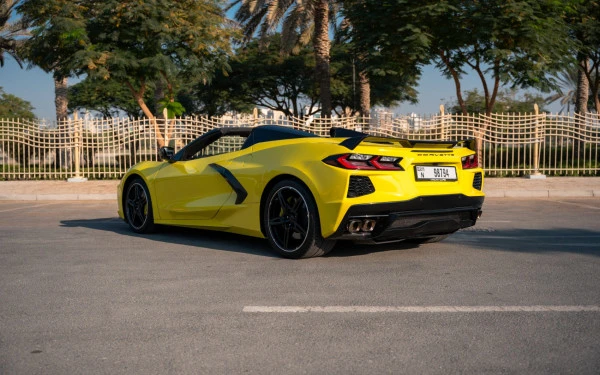 Yellow Chevrolet Corvette Photo 28
