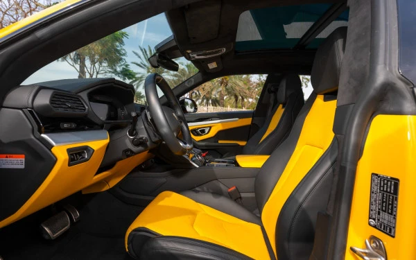 Yellow Lamborghini Urus Photo 8