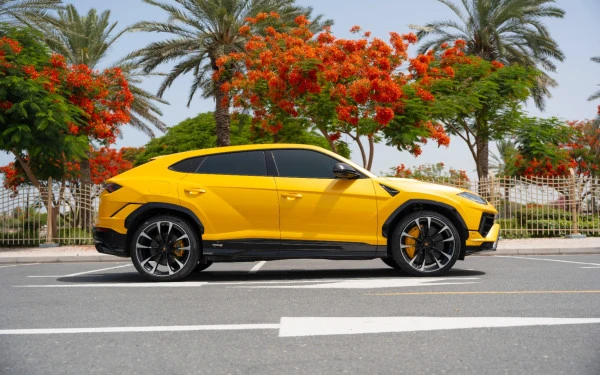 Yellow Lamborghini Urus Photo 5