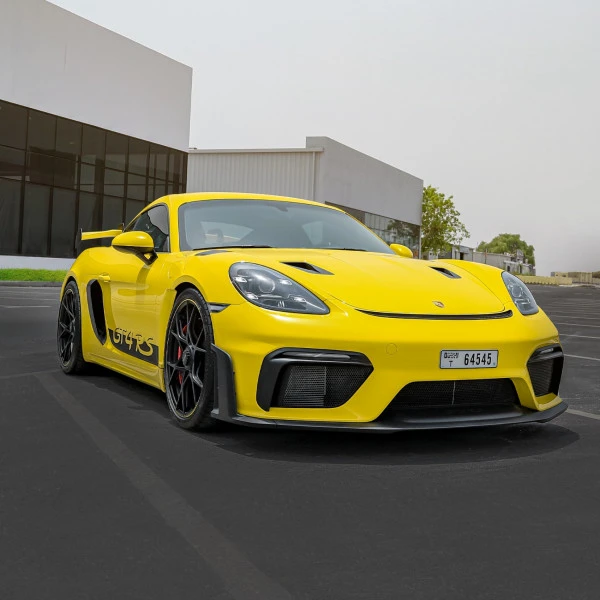 Желтый Porsche GT4 Photo 5